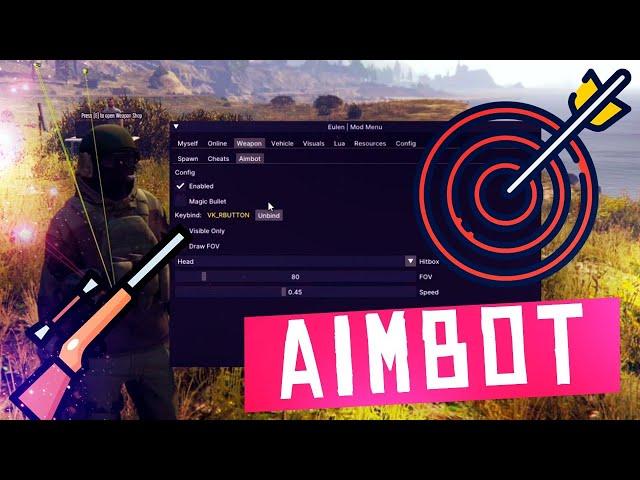 How to use Aimbot in FiveM GTA RP  EulenCheats Tutorial