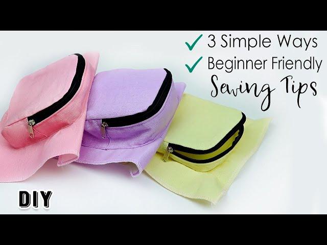 SEWING TIP #2 How to make the Patch Zip Pocket Three Ways