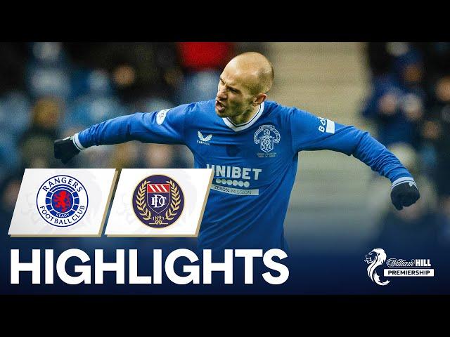 Rangers 1-0 Dundee | Cerny Makes The Difference! | William Hill Premiership