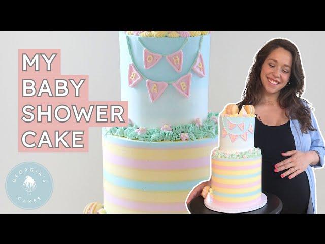 Making My Own Baby Shower Cake! | Georgia's Cakes