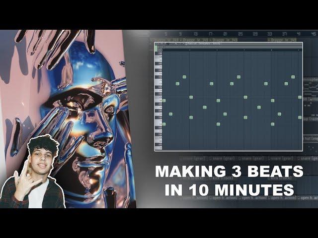 MAKING 3 FIRE BEATS IN 10 MINUTES? | (Making Beats With The Best Melodies in FL Studio)