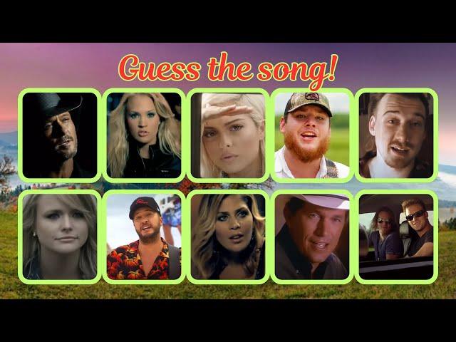 Guess The Country Songs: The Most Viewed Country Music Videos (Ranked)!