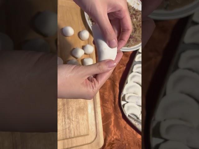 Making New Year Dim Sum - simple deep fried dumplings 2 (鹹水角/油炸饺) #shorts #tiktok