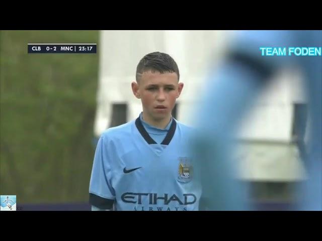 14 Years Old Phil Foden Magic in Man City vs Club Brugge Match | Team Foden