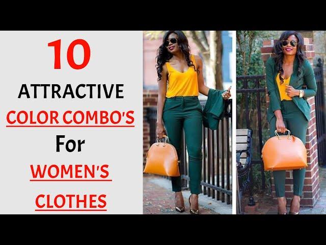 10 More ATTRACTIVE Color Combinations for Women's Clothes 2024 | Women's Fashion & Style 2024!