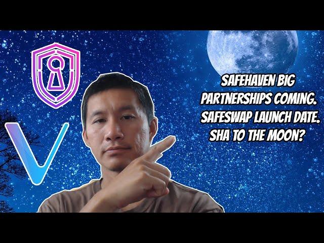 Vechain's Safehaven(SHA) to announce BIG PARTNERSHIPS. Safeswap Launch date. SHA to the moon?