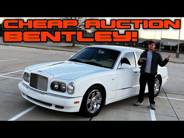 I bought a CHEAP BENTLEY sedan SIGHT UNSEEN! | 2004 Bentley Arnage Auction Purchase