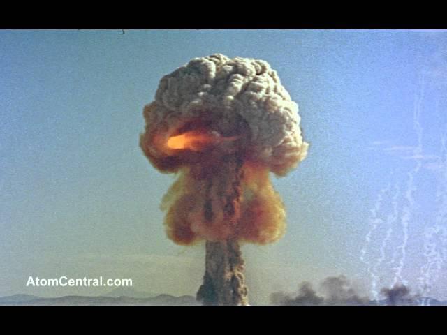 Atomic Bomb explosion - Close Up