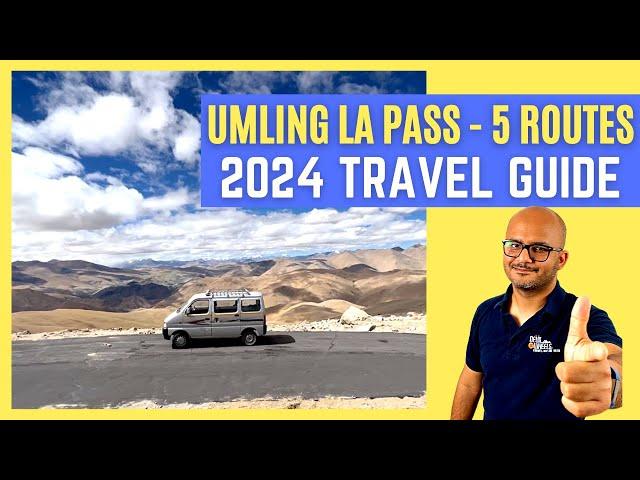 Umling La Pass Travel Guide 2024 | 5 Routes to Reach Map | Road Conditions, Permits | Dheeraj Sharma