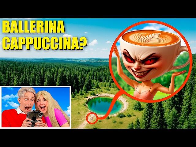 MY DRONE FILMED THE REAL BALLERINA CAPPUCCINA IN REAL LIFE!