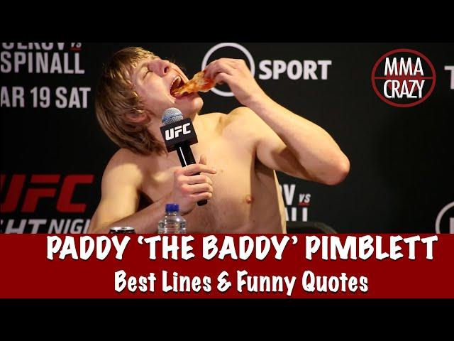 Paddy Pimblett Best Lines & Funny Quote Highlights