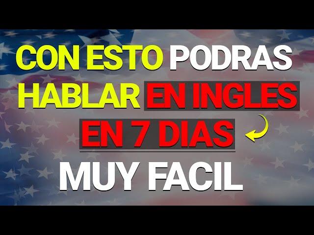  ESCUCHA ESTO POR 7 DIAS Y TU INGLÉS CAMBIARÁ   APRENDER INGLÉS RÁPIDO 