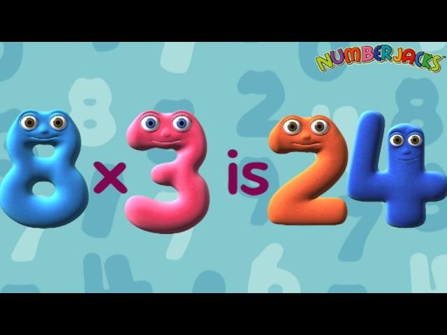 3 Times Table Song - Numberjacks