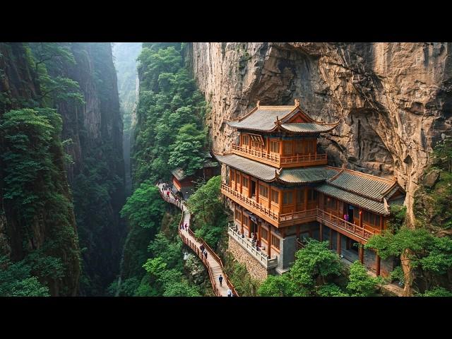 Hidden Places Hanging in the Sky | China’s Most Breathtaking Cliffside Wonders Places to Visit