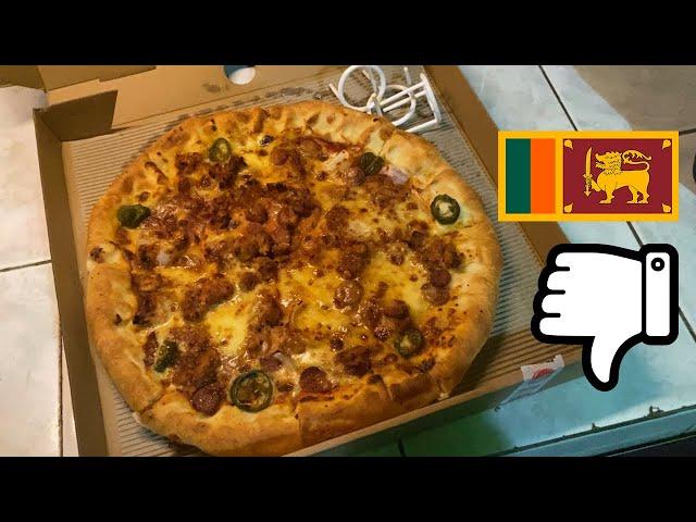 The Size of Pizza in Sri Lanka is Pathetic