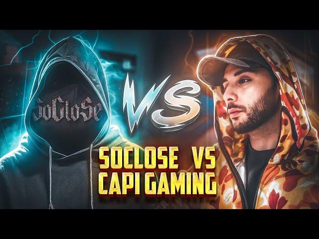 SoCloSe vs Capi Gaming بازی با کاپی گیمینگ یکی از بهترین و معروف ترین پلیرها پابجی . @capigaming