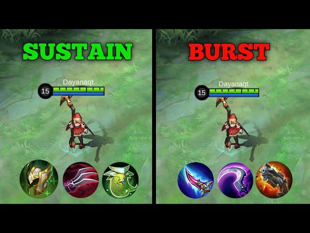 sustain vs burst build ruby