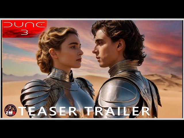 Dune Part Three –Latest Teaser Trailer 2026 |Timothée Chalamet, Zendaya  Warner Bros | Fan Made