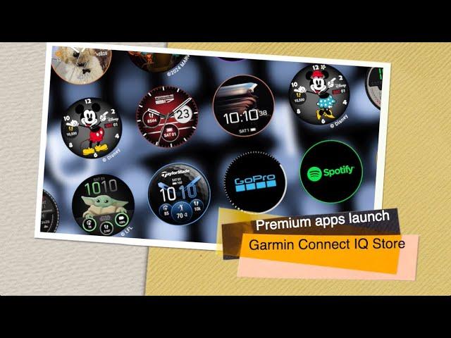 Garmin introduces paid apps & watch faces on Connect IQ Store