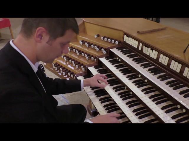 J.S. Bach/M.Dupré Sinfonia Cantata 29  - Olivier Penin, Orgue Ste Clotilde Paris