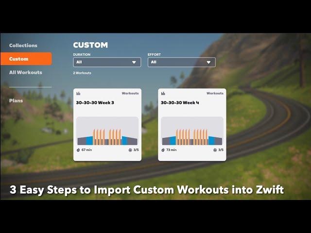 Three Easy Steps to Import Custom Workouts Into Zwift