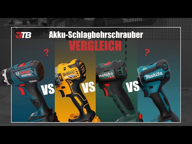  Welcher ist der BESTE AKKU SCHLAGBOHRSCHRAUBER? MAKITA, DEWALT, BOSCH, METABO im Vergleich!