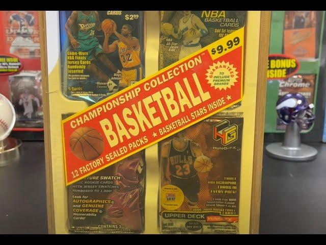 NBA Championship Collection Box Basketball  Kobe & Jordan Era HITS