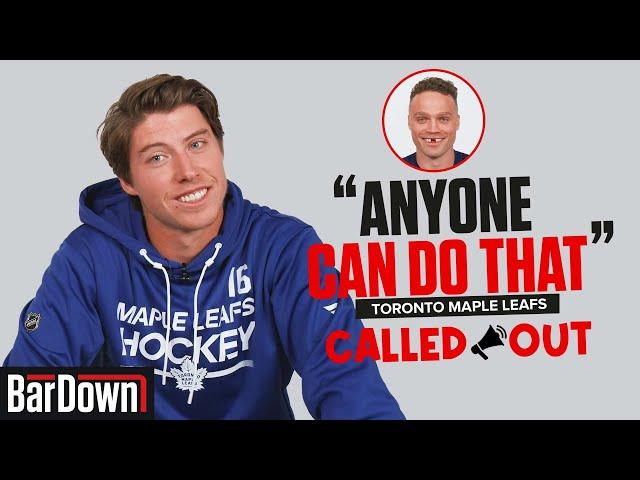 "ANYONE CAN DO THAT!" TORONTO MAPLE LEAFS CALL OUT THEIR TEAMMATES FOR FUN