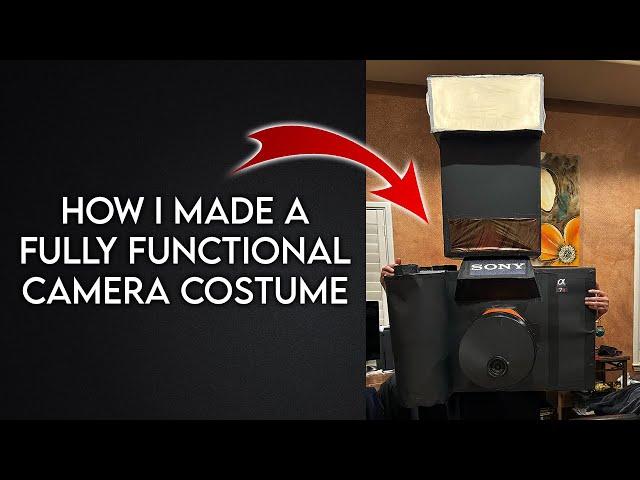 How I Made a Camera Costume That Works!