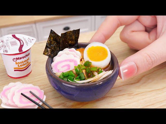 Perfect Miniature RAMEN Recipe | Spicy Chicken Noodles & ASMR Mini Food by Miniature Cooking