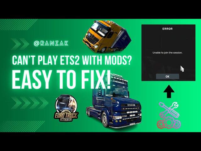 [FIX] How to Fix Modded Convoy Issues in ETS 2 – Join Even When Mods Are in Order