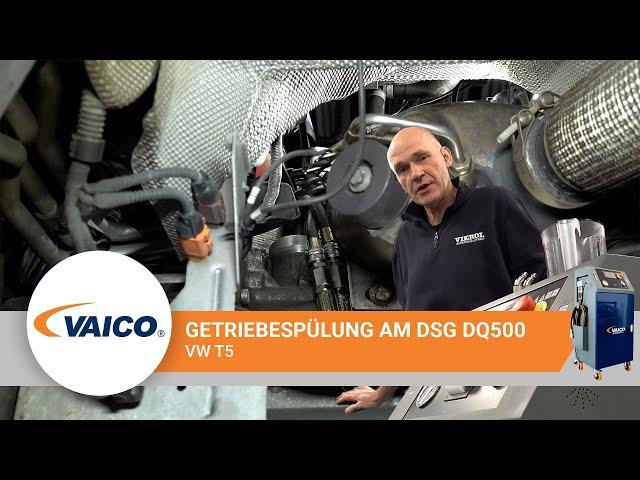 DSG Getriebespülung am VW T5 mit DQ500 Getriebe | V10-3223-XXL