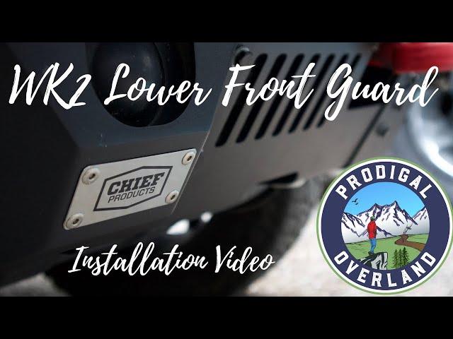 Chief Products | WK2 Lower Front Guard Install Video | 2018 Jeep Grand Cherokee Trailhawk