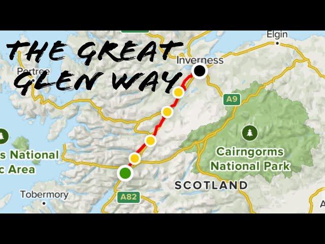 REAL LIFE walk through of the GREAT GLEN WAY / Scottish Highlands / 6 days - 12KG backpack