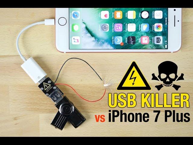 USB Killer vs iPhone 7 Plus - Instant Death?