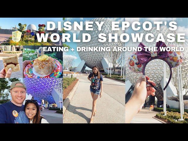 DISNEY WORLD VLOG | EATING + DRINKING Around The World | Epcot, Disney Day 5