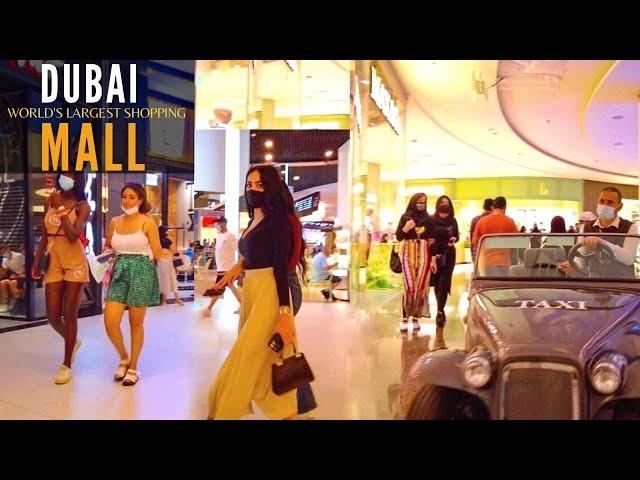 Dubai Mall Walking Tour 2021 4K | The World’s Largest Mall | Dubai Mall Weekend Shopping