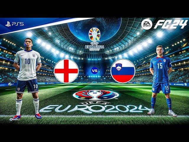 FC 24 - England vs. Slovenia | UEFA EURO 2024 Group C | PS5™ [4K60]