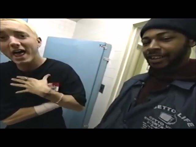 Eminem Caught in Bathroom Rapping! (1999) (Rare) (HD)