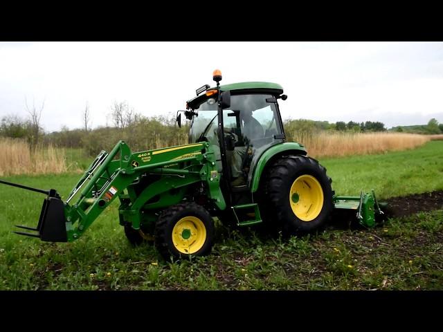 John Deere 4066R with 673 Tiller Review