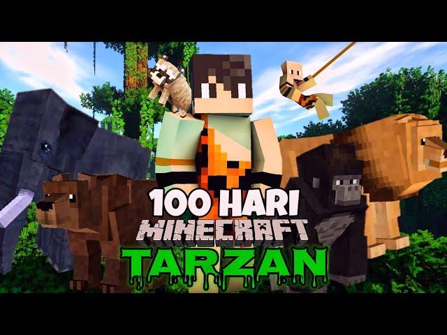 100 Hari Di Minecraft Tapi Jadi Tarzan