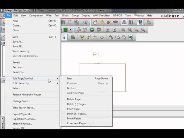 How to Add a new Schematics Sheet in Cadence HDL Entry