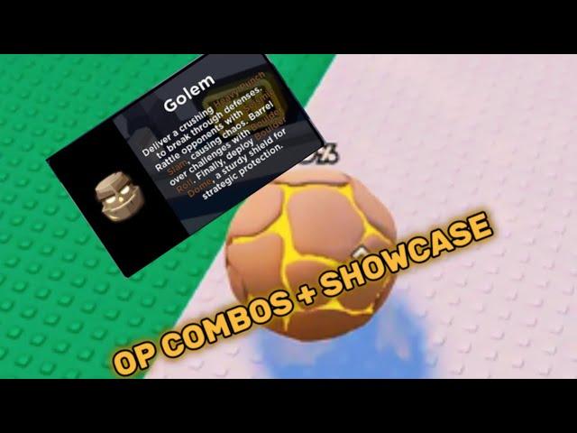 GOLEM SHOWCASE + OP COMBOS TUTORIAL, BEGINNER TO IMPOSSIBLE - Project Smash