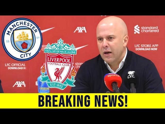 BREAKING! ARNE SLOT SURPRISES LIVERPOOL FANS AHEAD OF MANCHESTER CITY CLASH! LIVERPOOL NEWS