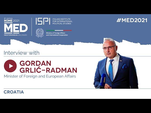 Interview with Gordan Grlić-Radman - MED2021