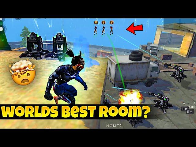 I Made World's Most Fun Room With Rufe Bhai, AJ FF, NOMI FF, OP INSANE and Hard to aim