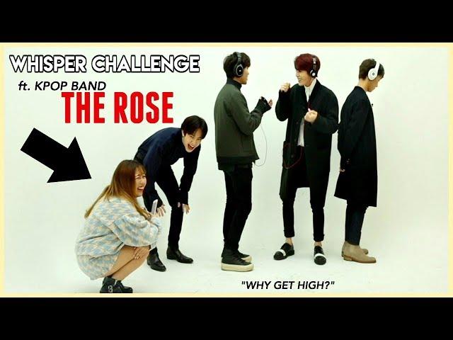 KPOP IDOL BAND plays the WHISPER CHALLENGE! (we stan a mess)