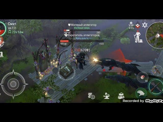 Westland Survival. Самая сложная локация игры - Лагерь культистов. Удачливый Smeett ни разу не упал.