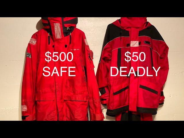 That Cheap Foul Weather Sailing Gear Might Cost Your Life!