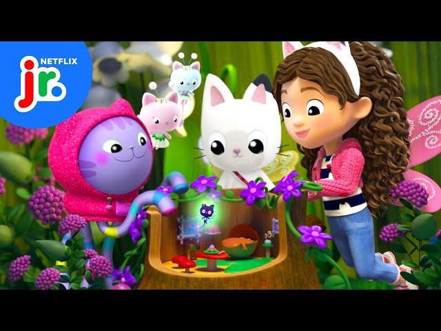 Getting Ready for the Itty Bitty Fairy!  Gabby's Dollhouse | Netflix Jr